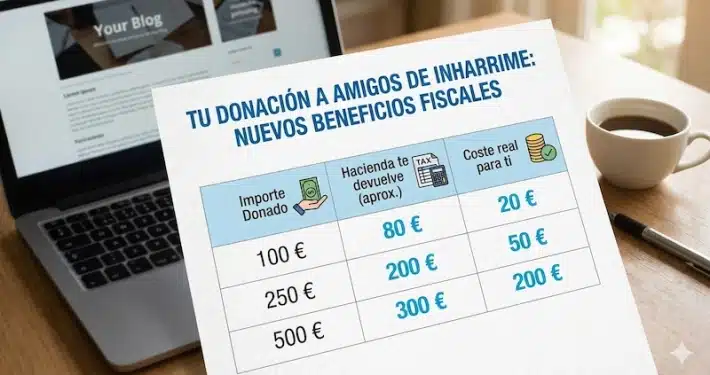 desgravación donaciones